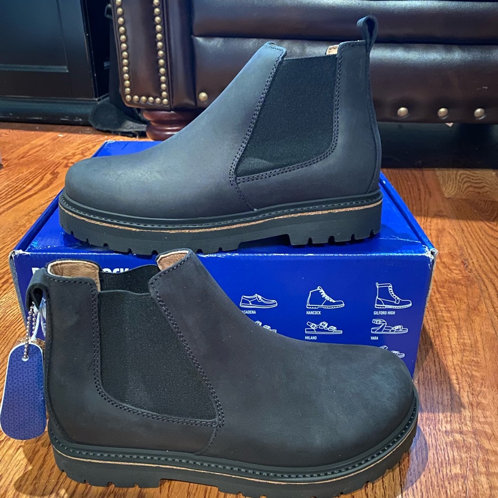 Birkenstock Stalon Wos black assorted new with box.